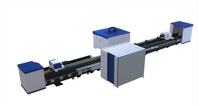 Gradfri Cnc-rörlaserskärmaskin för metalljärn, rostfritt stål, kolstål, runt och fyrkantigt rör/rör